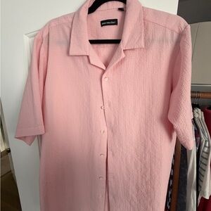 Tucker Men's Casual Light Pink Button Down Shirt